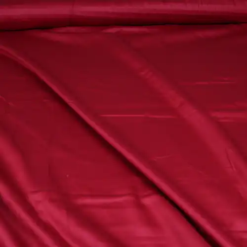 Puuvillasatiin kangas-veinipunane