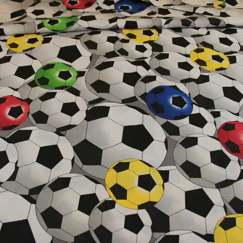 Voodipesu kangas- jalgpall