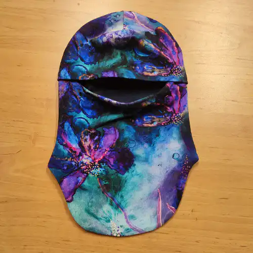 Tuukrimüts kevad/sügis hooajaks, lilla lill