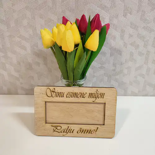 Puidust rahakaart "Miljon" - Image 2