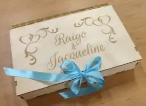 Lasergraveeritud karp