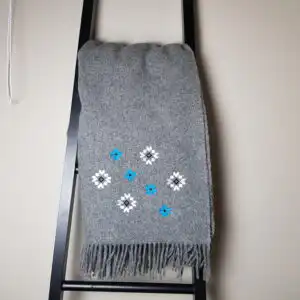 Eesti mustriga tikandiga pleed