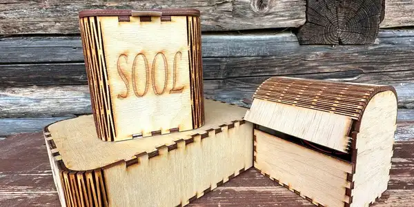 Laserlõigatud karbid