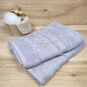 Lavendlihall bambusrätik 70×140 – 100% bambus,